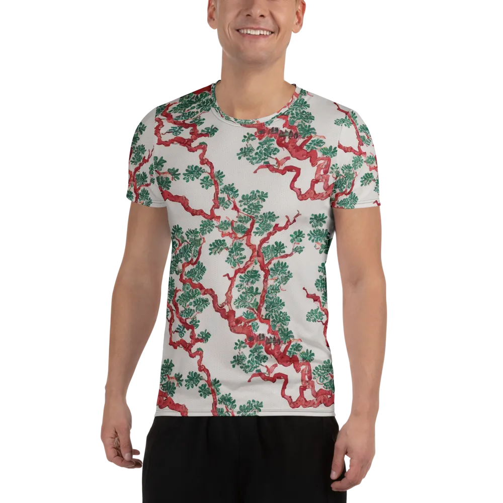 Coral Canopy on Men's Athletic T-Shirt — Front