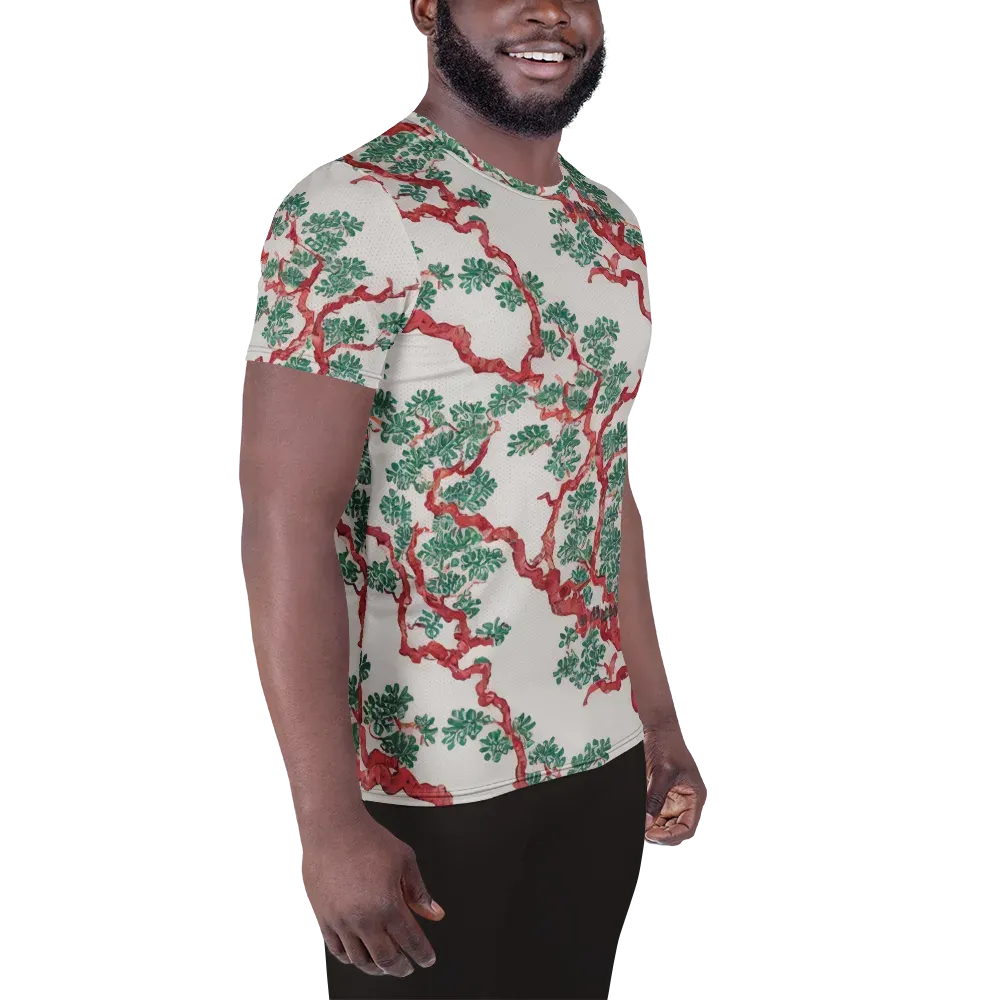 Coral Canopy on Men's Athletic T-Shirt — Right