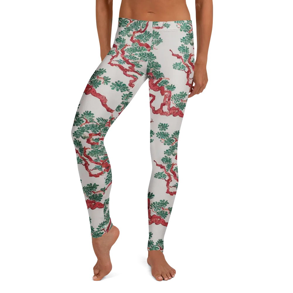 Coral Canopy on Leggings — Front