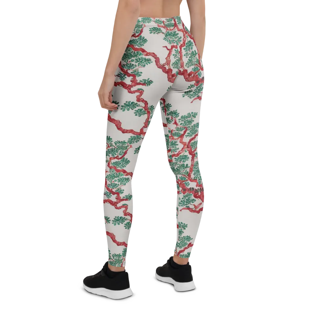 Coral Canopy on Leggings — Back