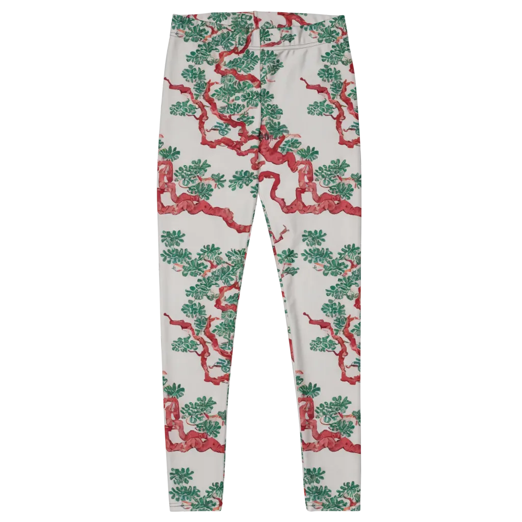 Coral Canopy on Leggings — Front