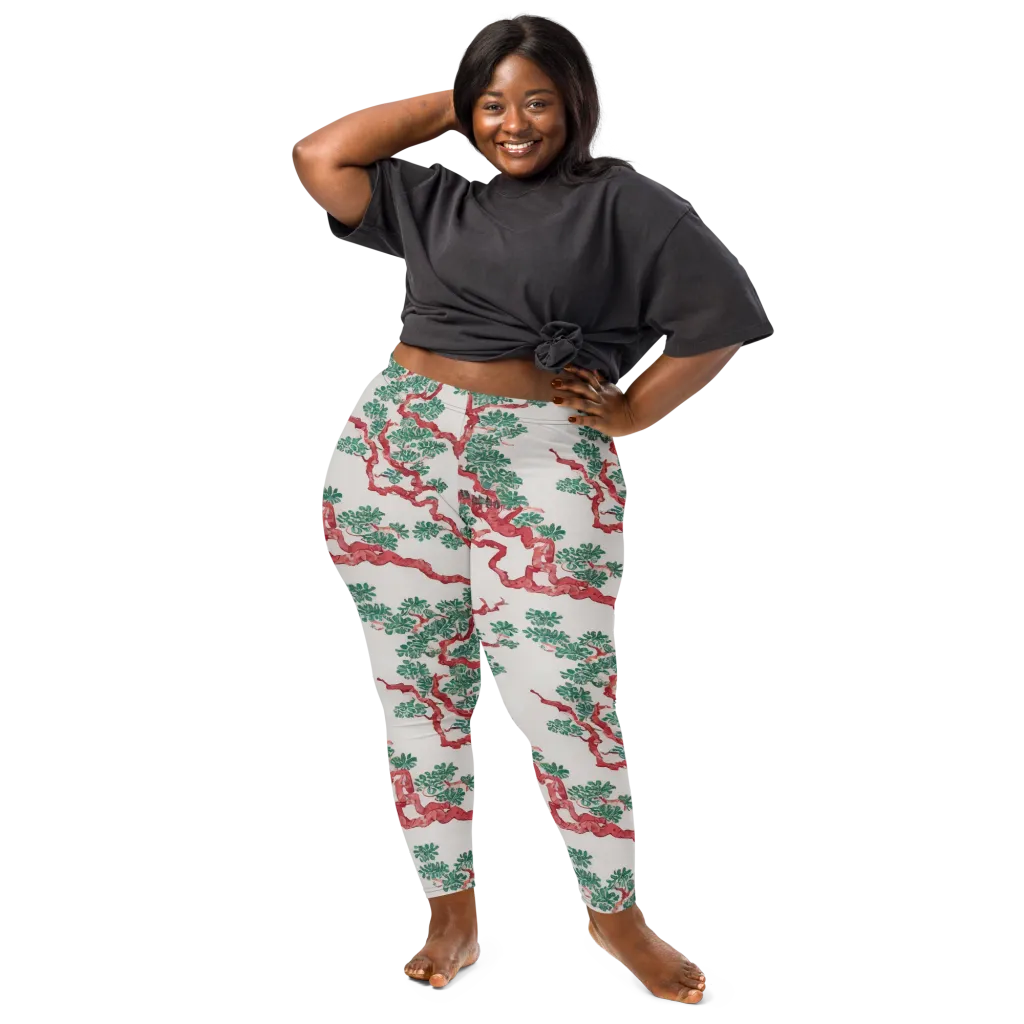 Coral Canopy on Leggings — Front
