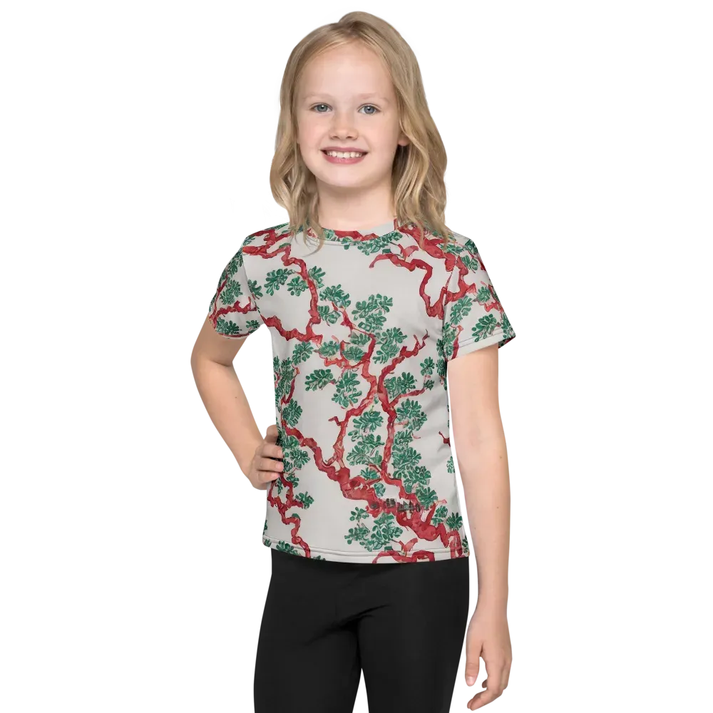 Coral Canopy on Kids Crew Neck T-Shirt — Front