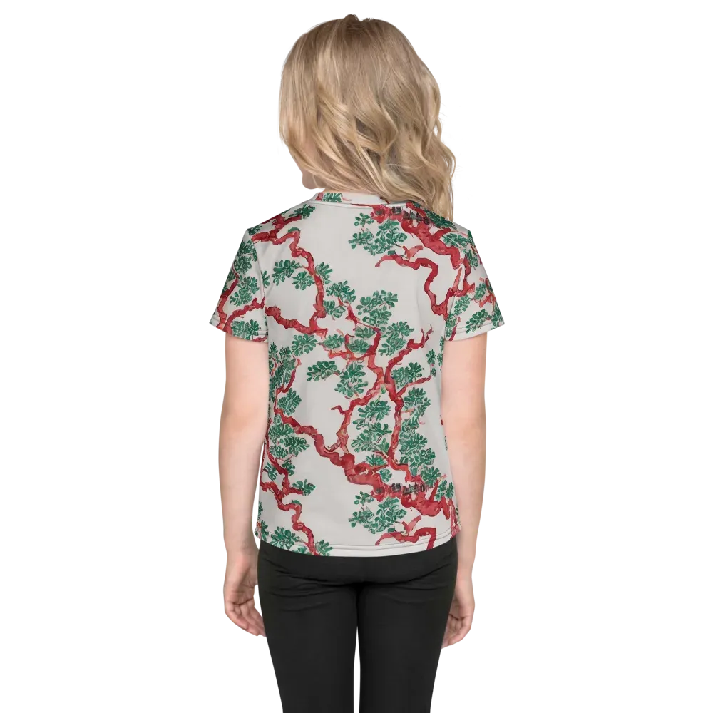 Coral Canopy on Kids Crew Neck T-Shirt — Back