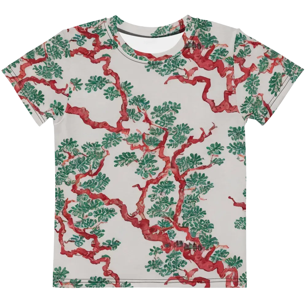 Coral Canopy on Kids Crew Neck T-Shirt — Front