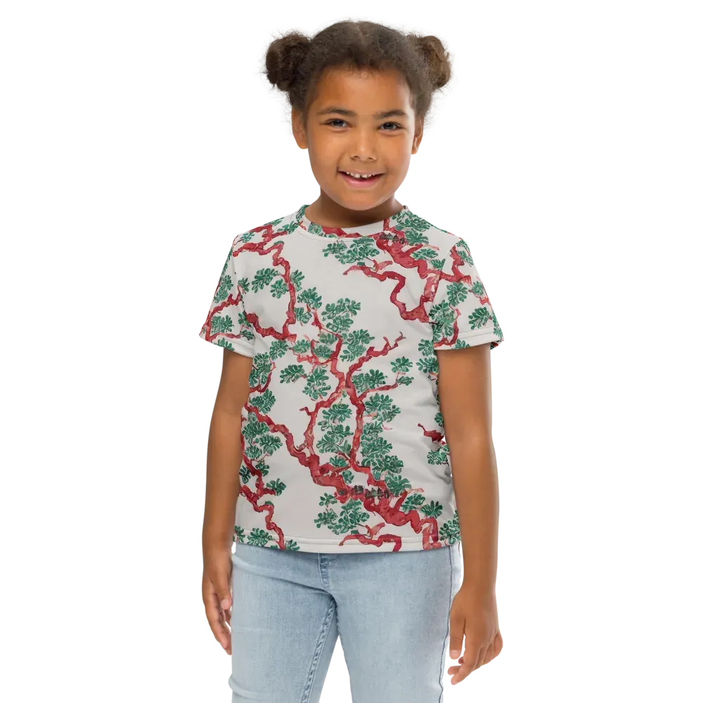 Coral Canopy on Kids Crew Neck T-Shirt — Front