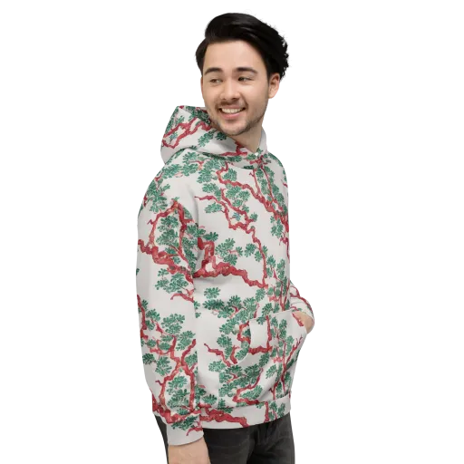 Coral Canopy on a Hoodie
