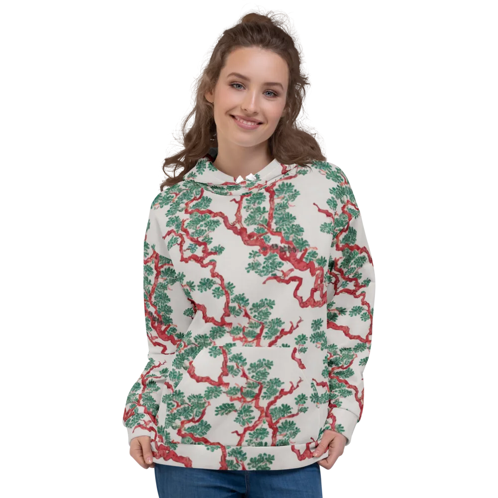 Coral Canopy on Hoodie — Front