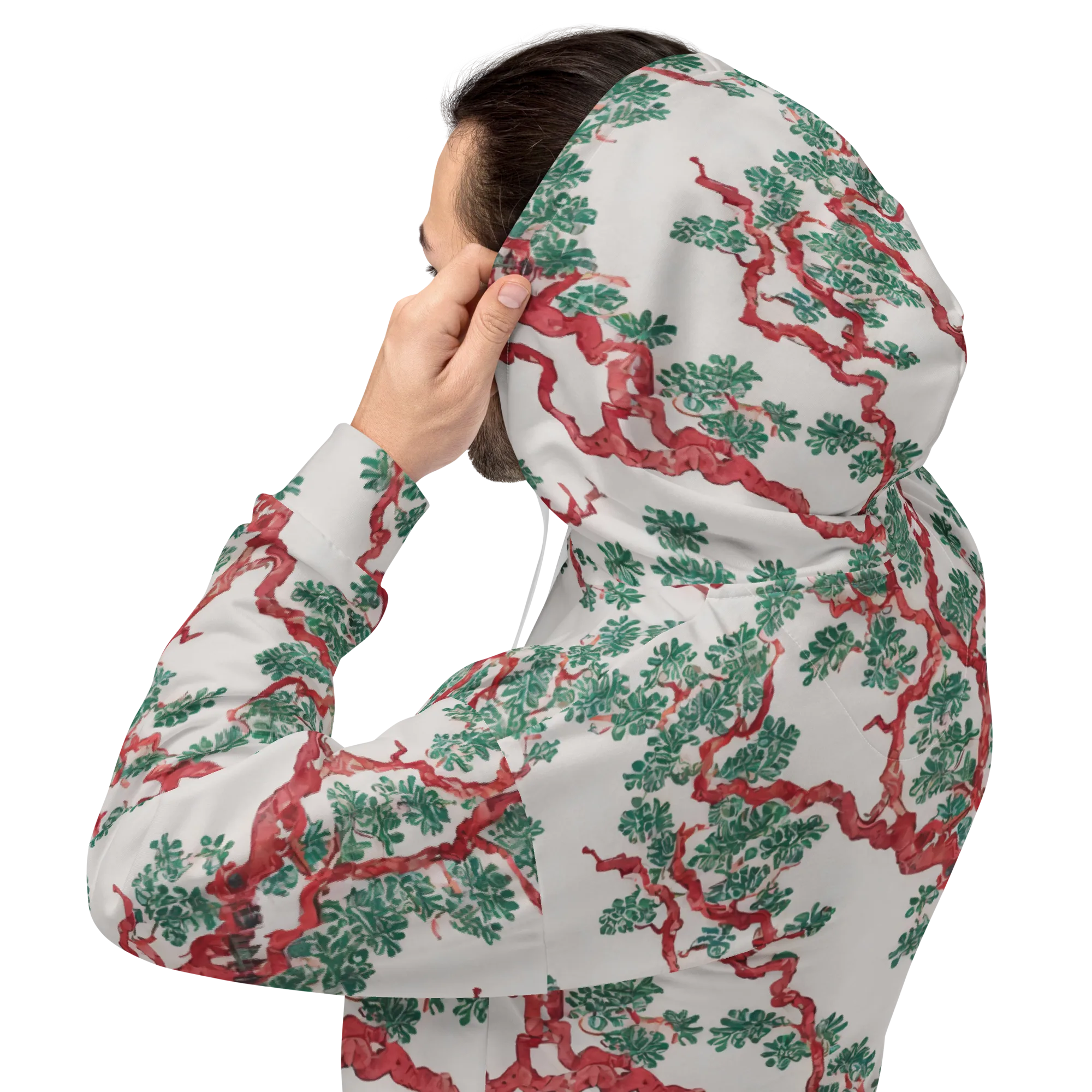 Coral Canopy on Hoodie — Back
