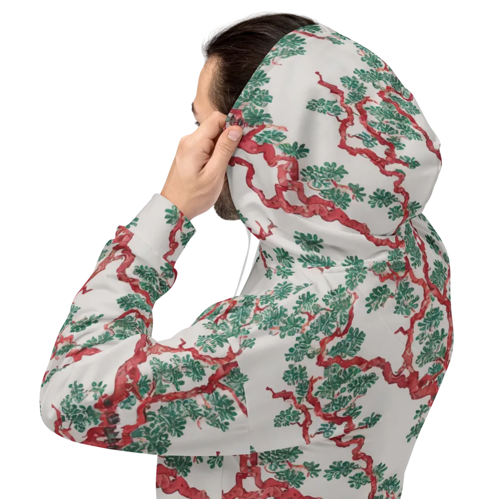 Coral Canopy on Hoodie — Back