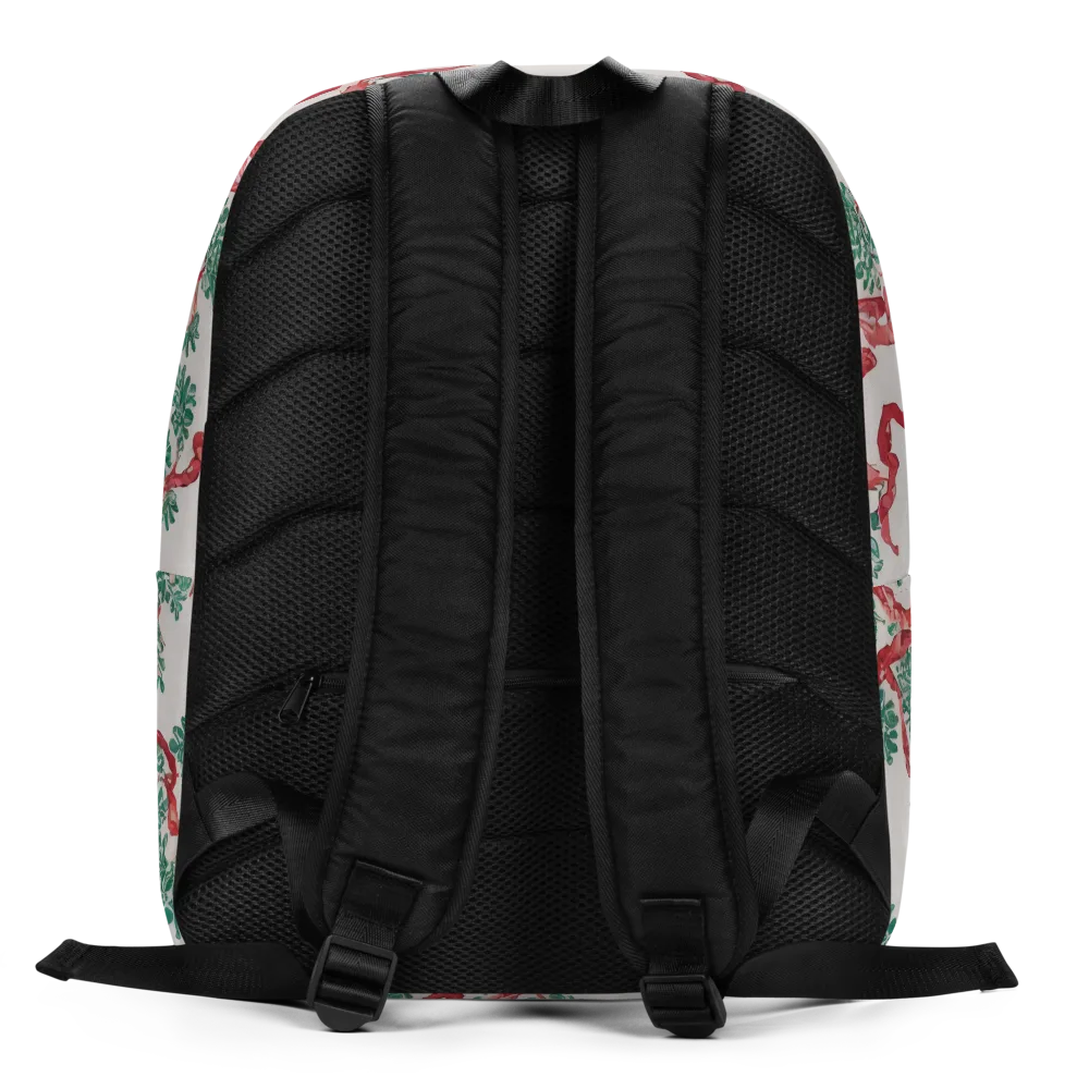 Coral Canopy on Minimalist Backpack — Back