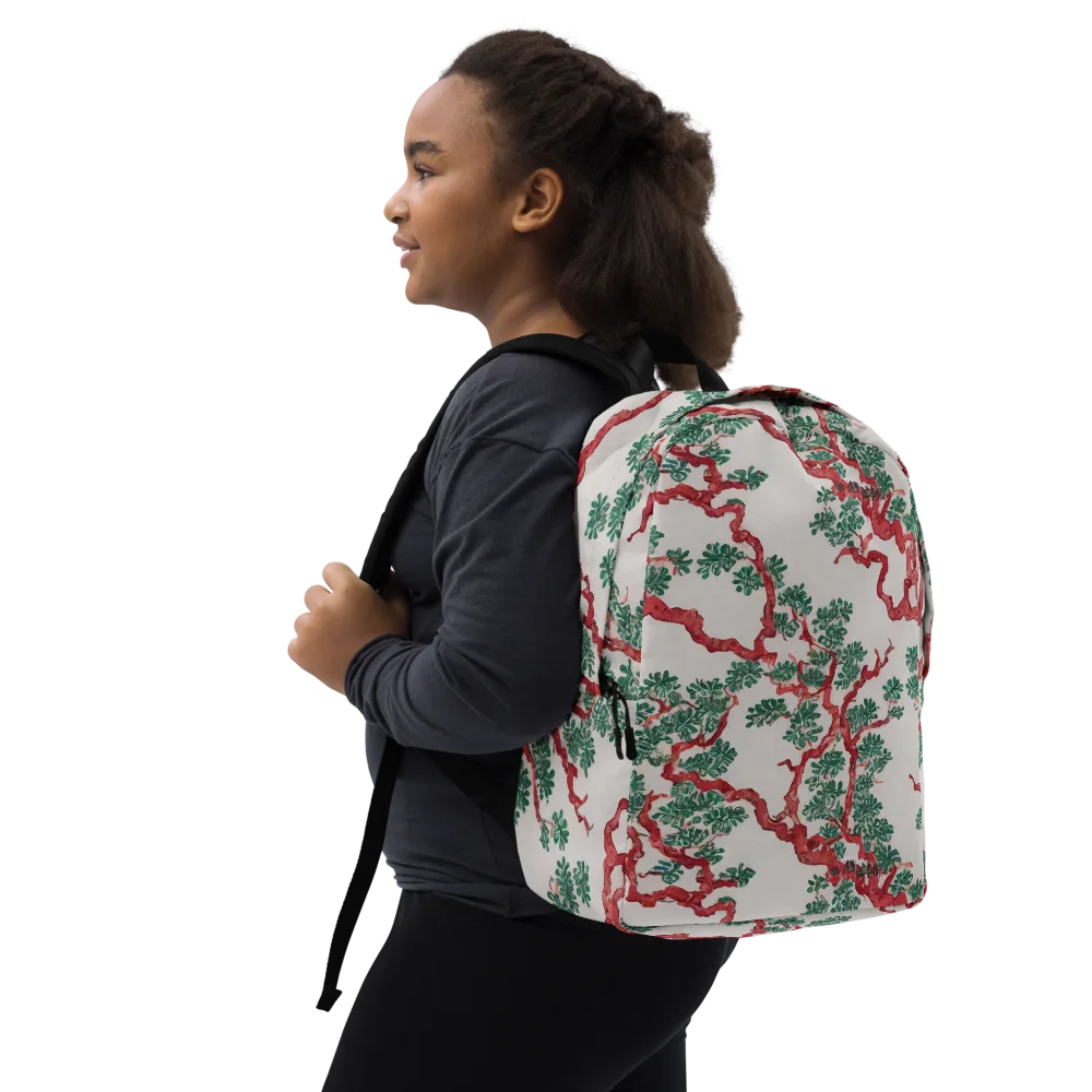 Coral Canopy on Minimalist Backpack — Right Front