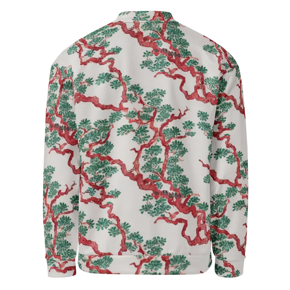 Coral Canopy on Bomber Jacket — Back