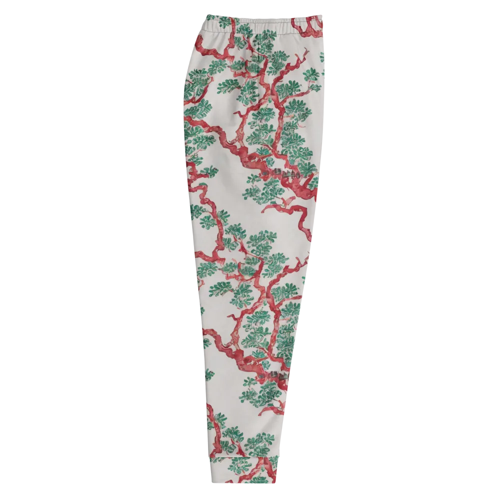 Coral Canopy on Men's Joggers — Right