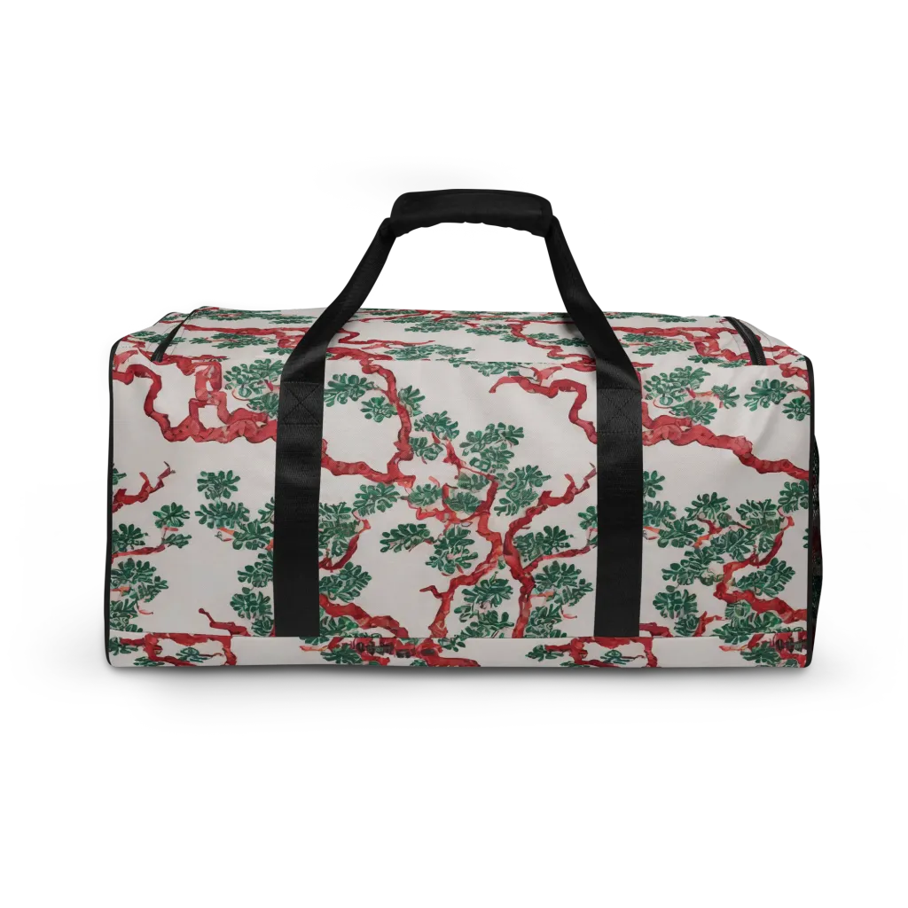 Coral Canopy on Duffle Bag — Back