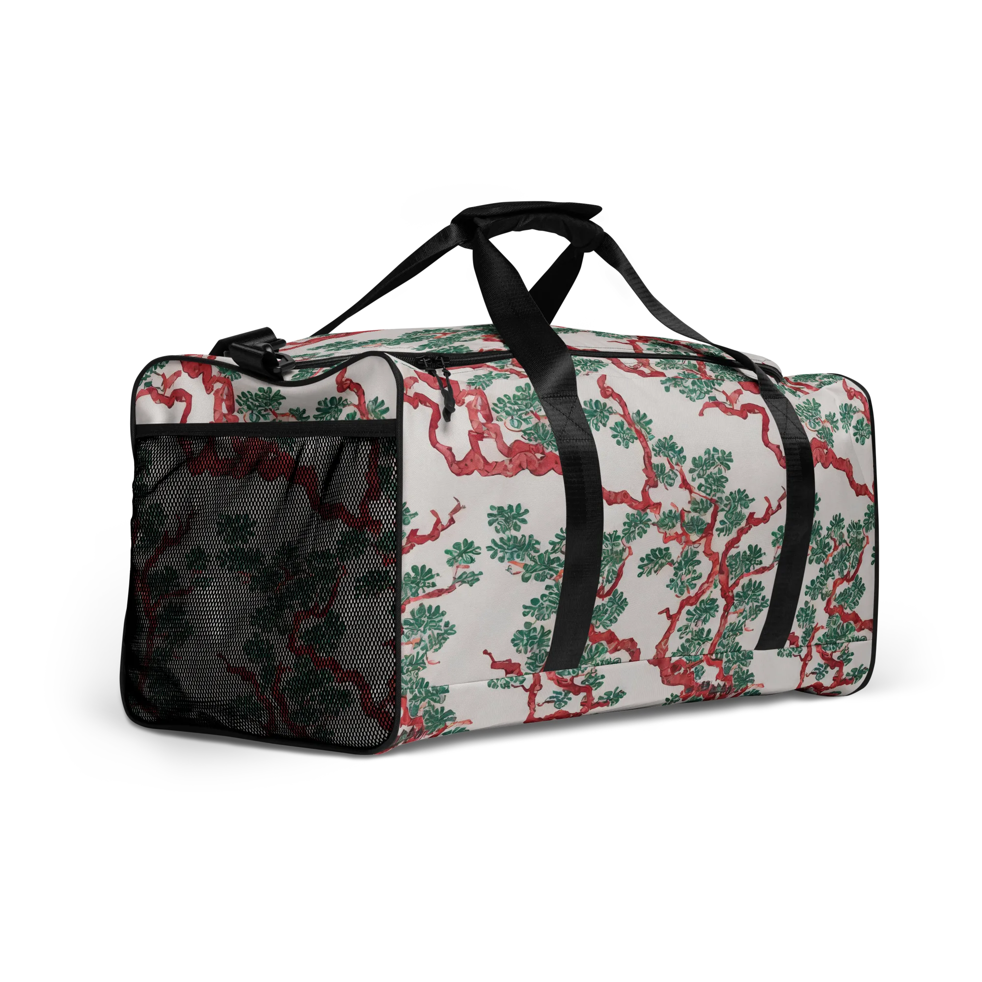 Coral Canopy on Duffle Bag — Right Front