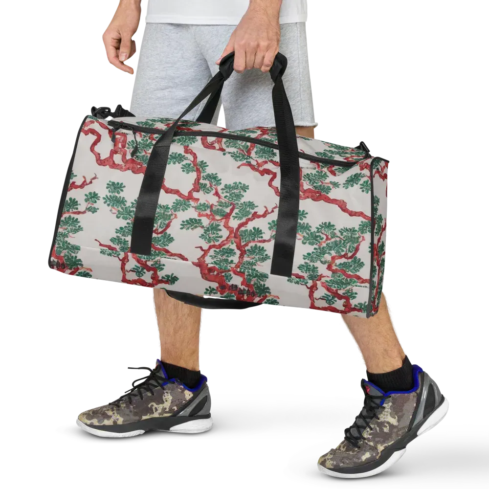 Coral Canopy on Duffle Bag — Front