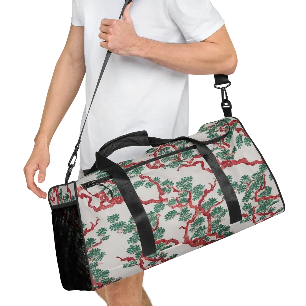 Coral Canopy on Duffle Bag — Right Front