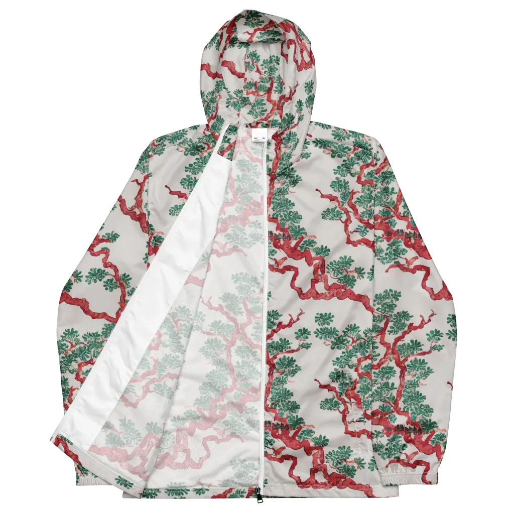 Coral Canopy on Men's Windbreaker — Front
