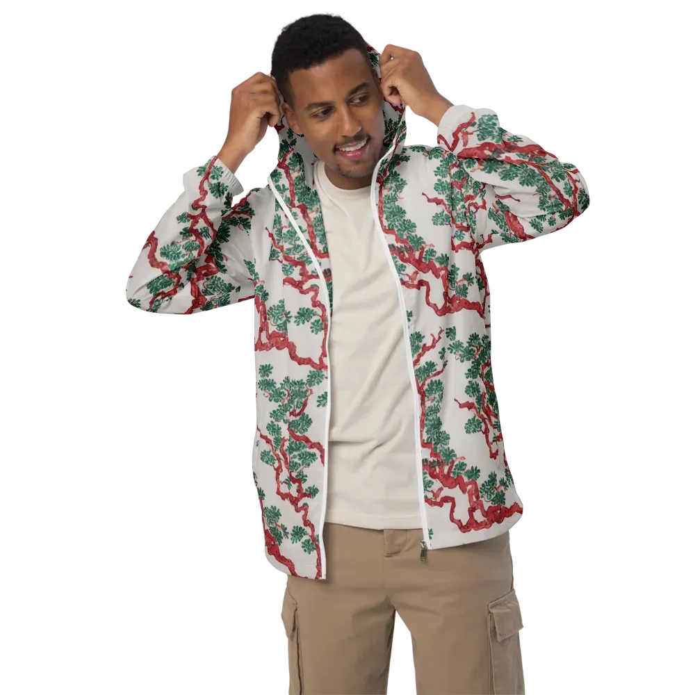 Coral Canopy on Men's Windbreaker — Front
