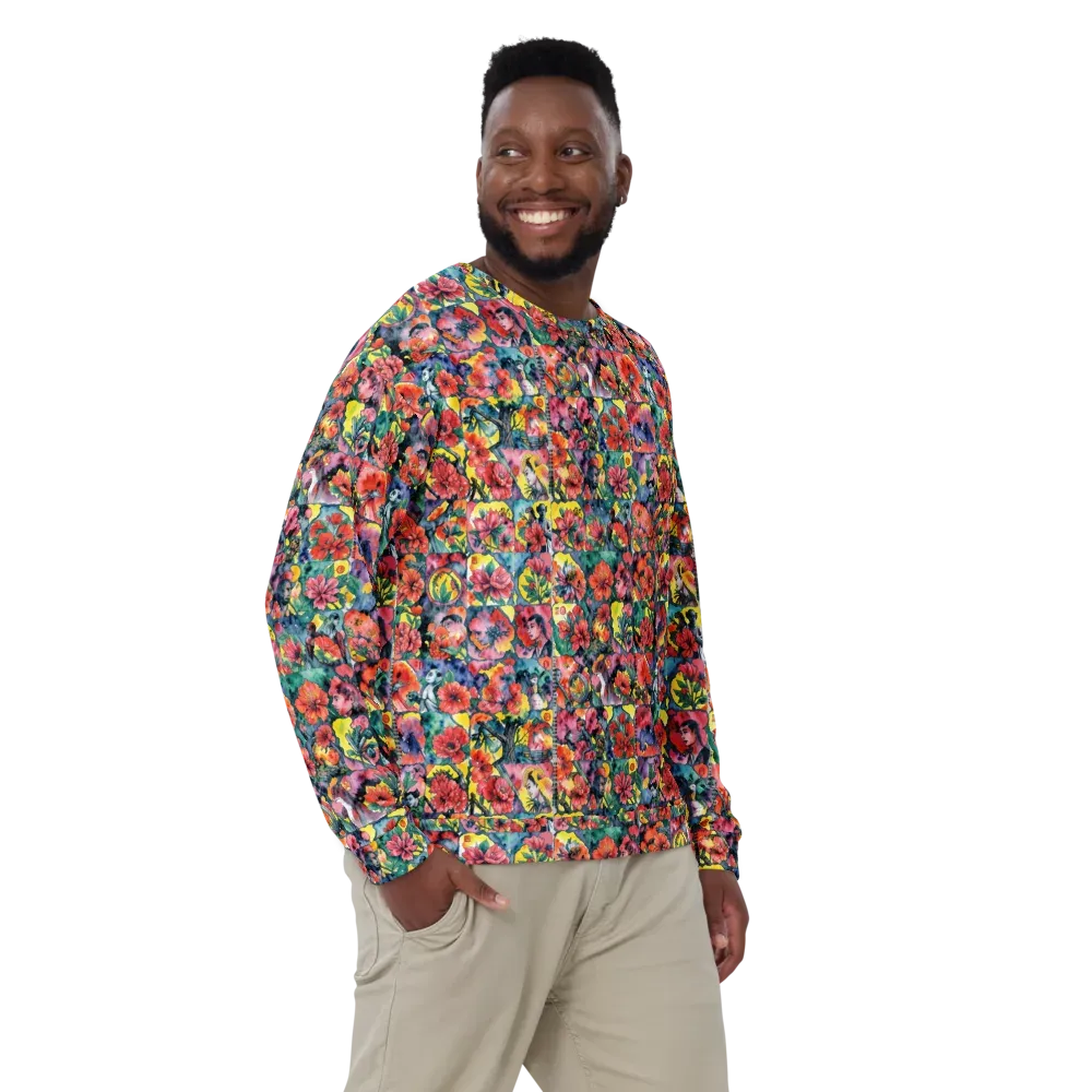 Crimson Garden Myth on Sweatshirt — Front