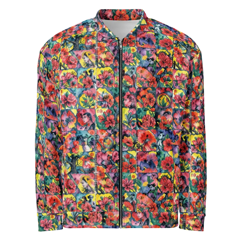 Crimson Garden Myth on Bomber Jacket — Front