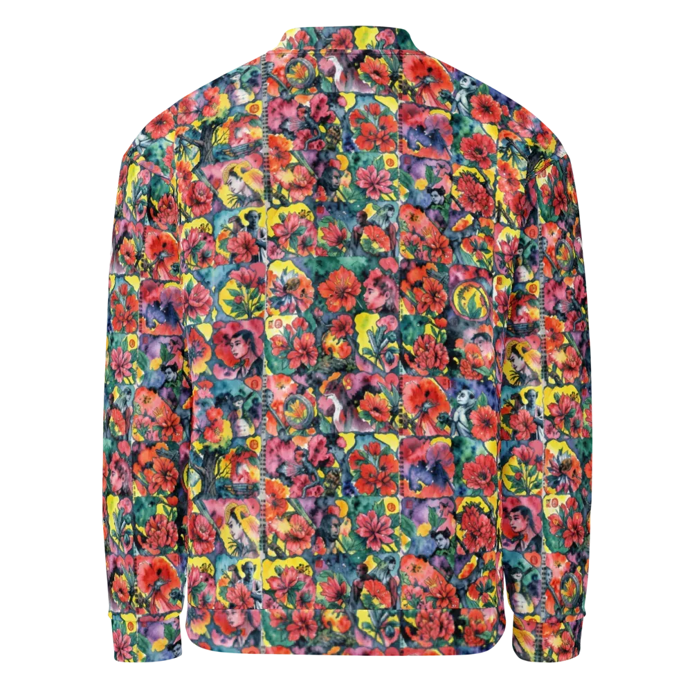 Crimson Garden Myth on Bomber Jacket — Back