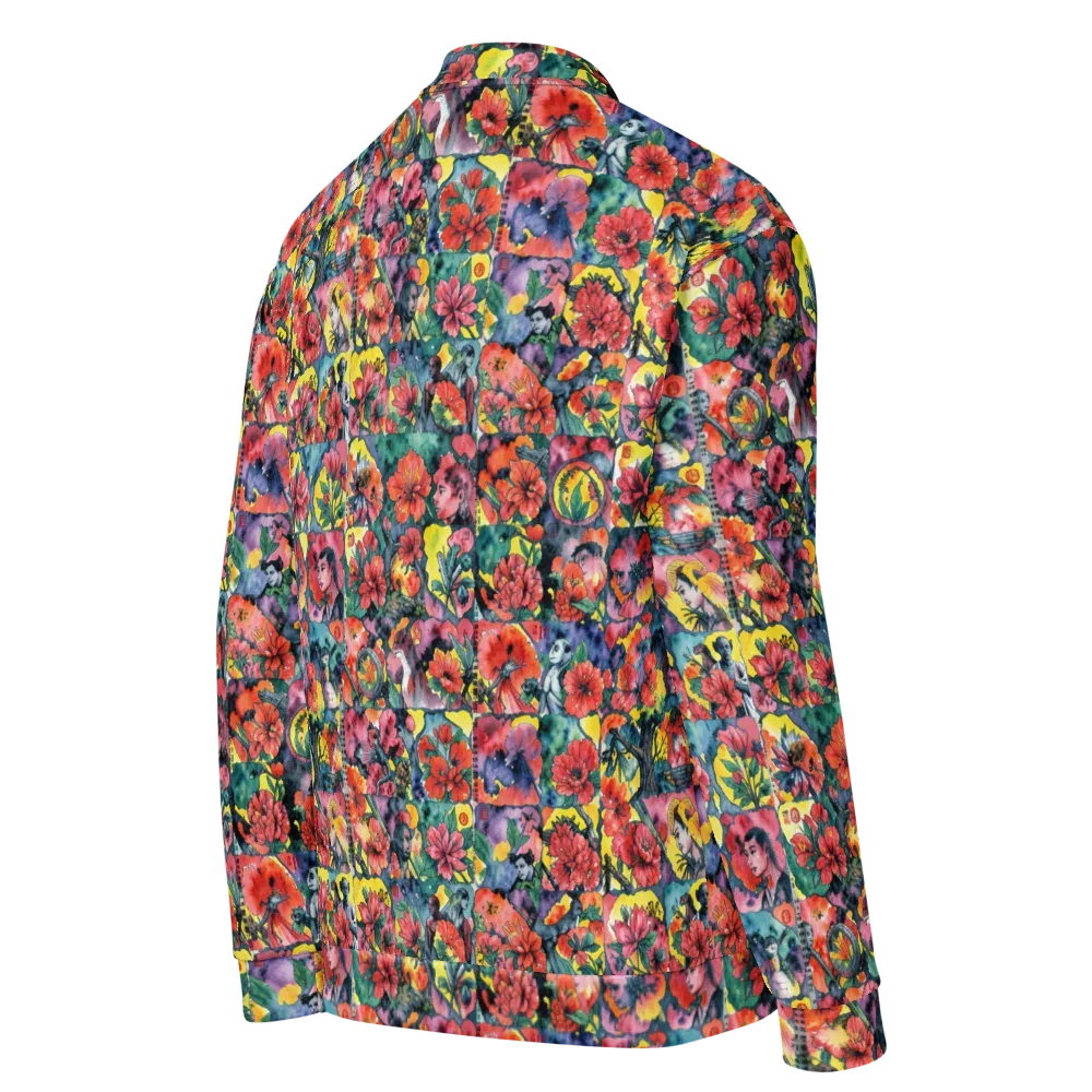 Crimson Garden Myth on Bomber Jacket — Right Back
