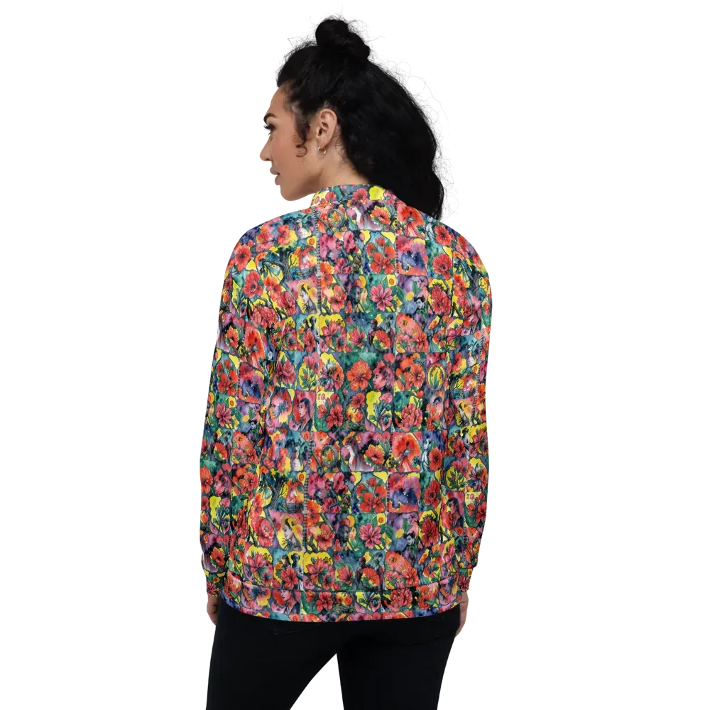 Crimson Garden Myth on Bomber Jacket — Back
