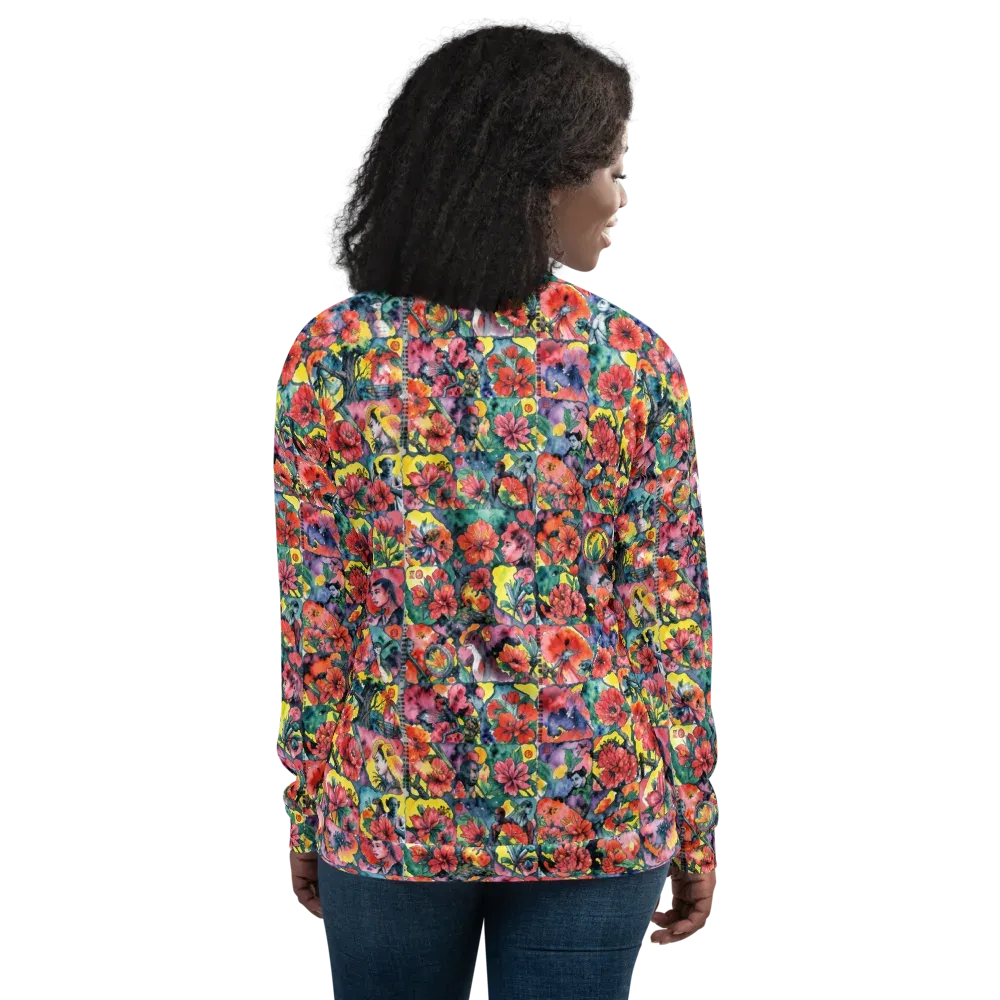 Crimson Garden Myth on Bomber Jacket — Back