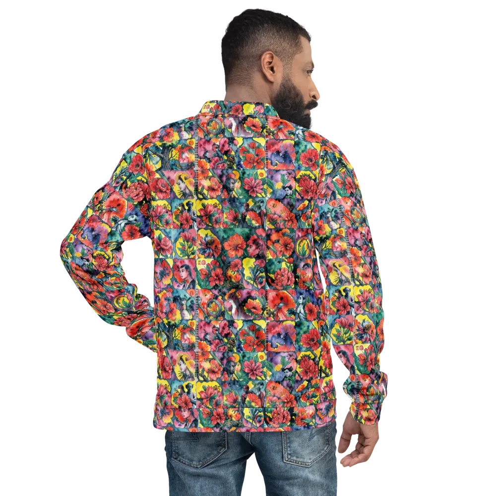Crimson Garden Myth on Bomber Jacket — Back