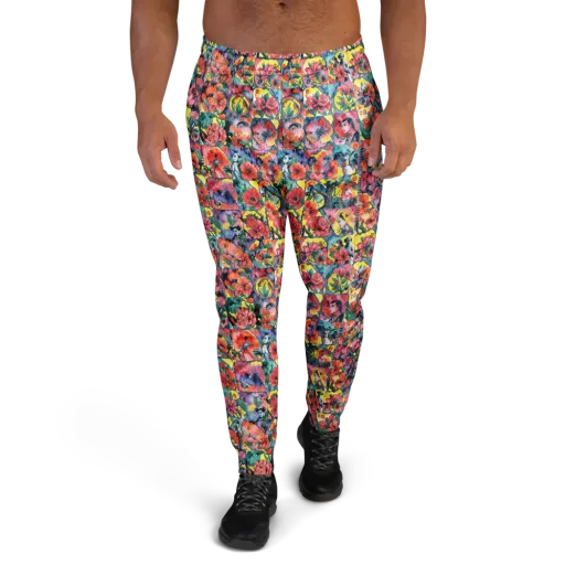 Crimson Garden Myth on a Men's Joggers