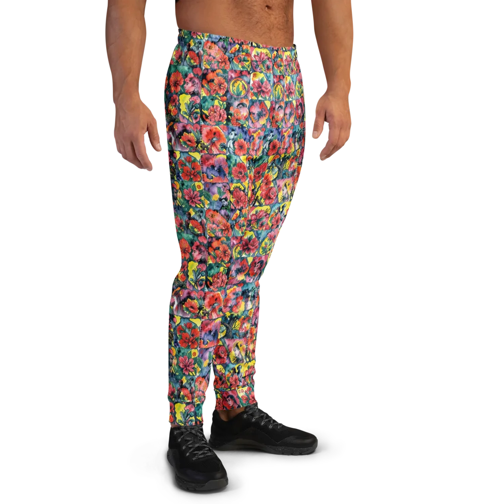 Crimson Garden Myth on Men's Joggers — Right