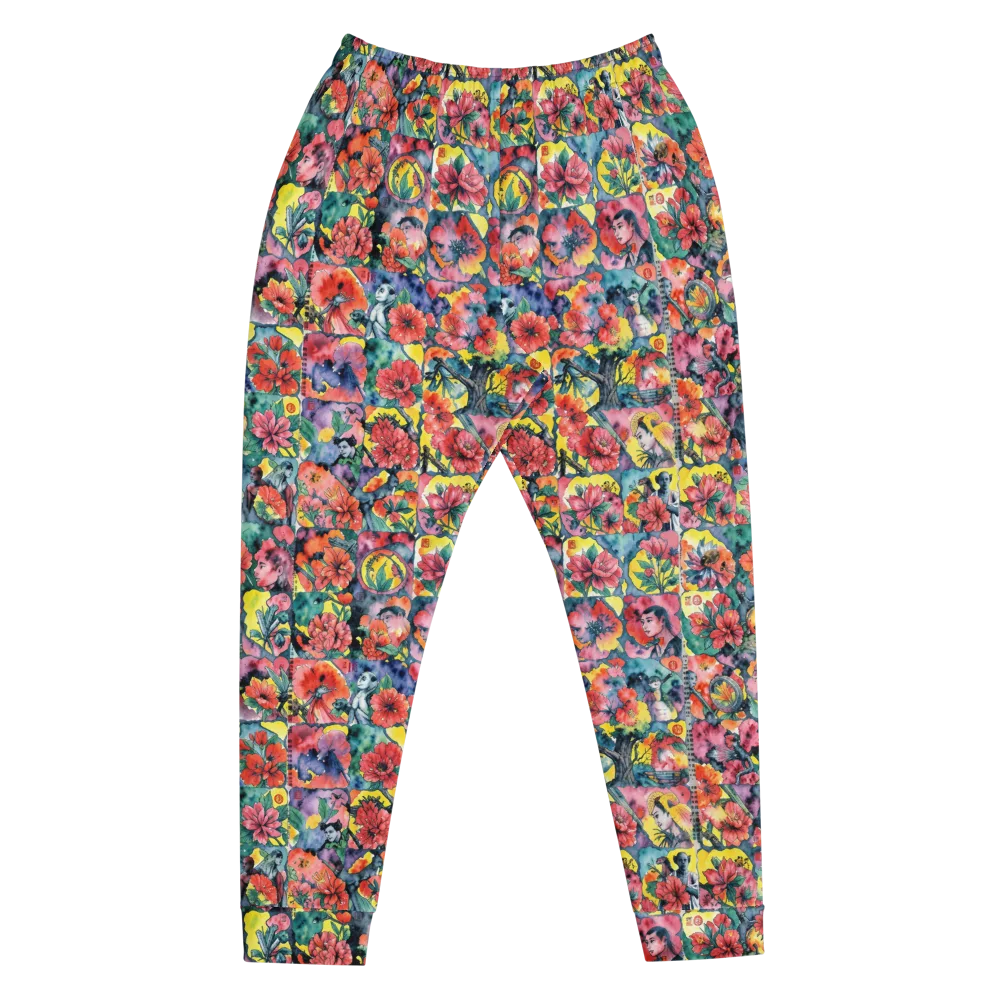 Crimson Garden Myth on Men's Joggers — Front