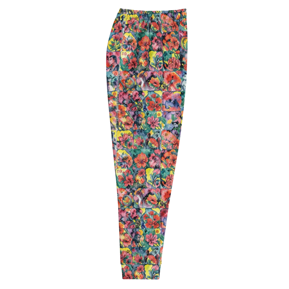 Crimson Garden Myth on Men's Joggers — Right