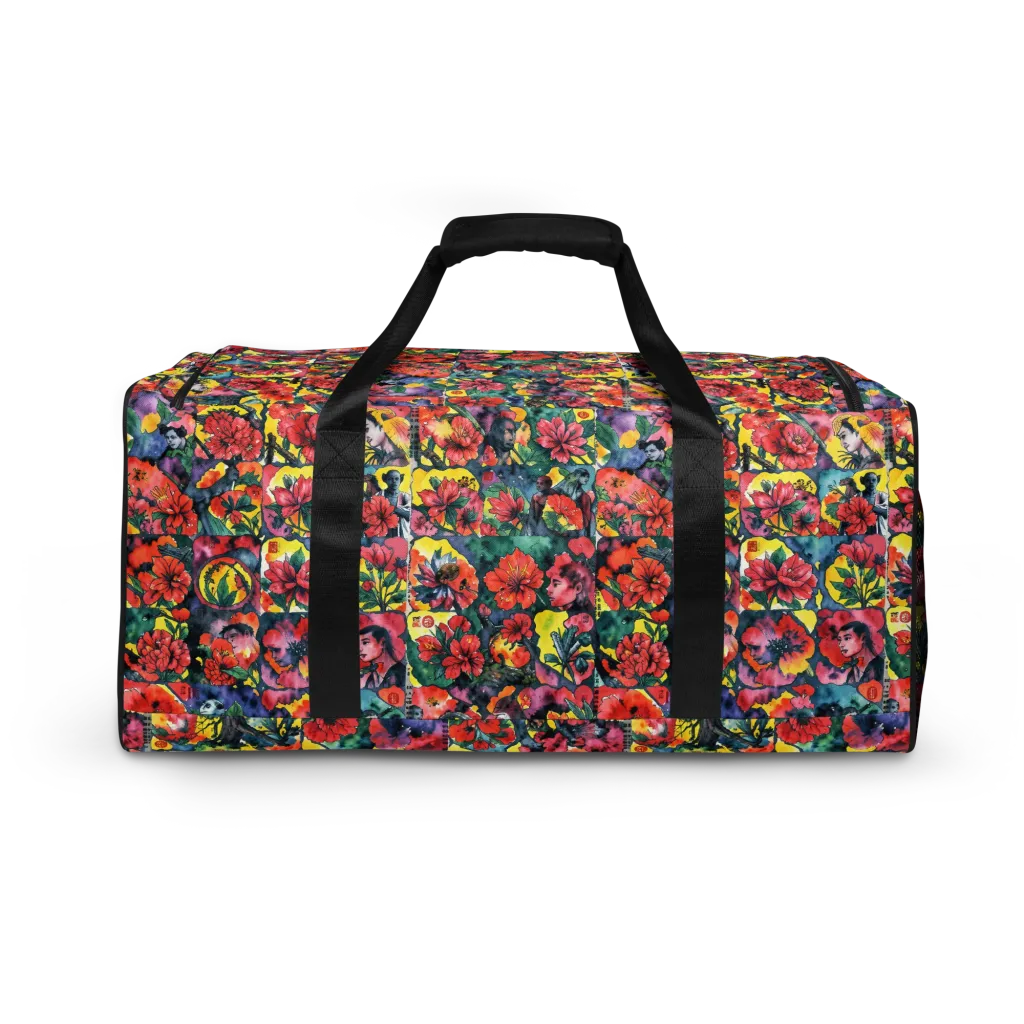 Crimson Garden Myth on Duffle Bag — Back