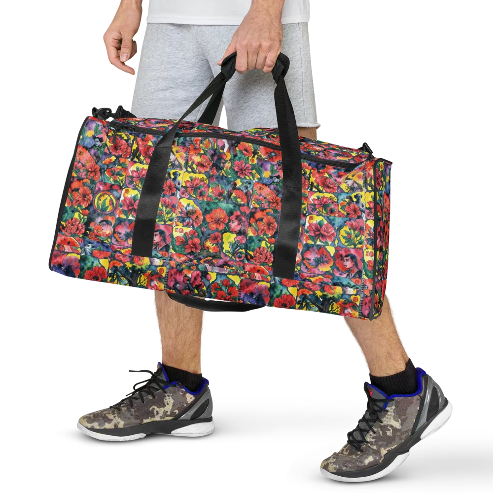 Crimson Garden Myth on Duffle Bag — Front
