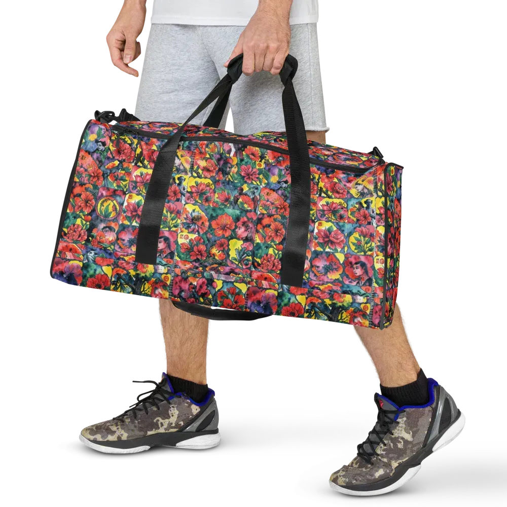 Crimson Garden Myth on Duffle Bag — Front