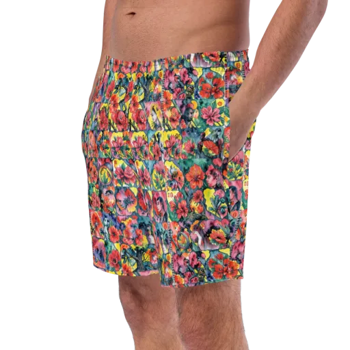 Crimson Garden Myth on a Swim Trunks