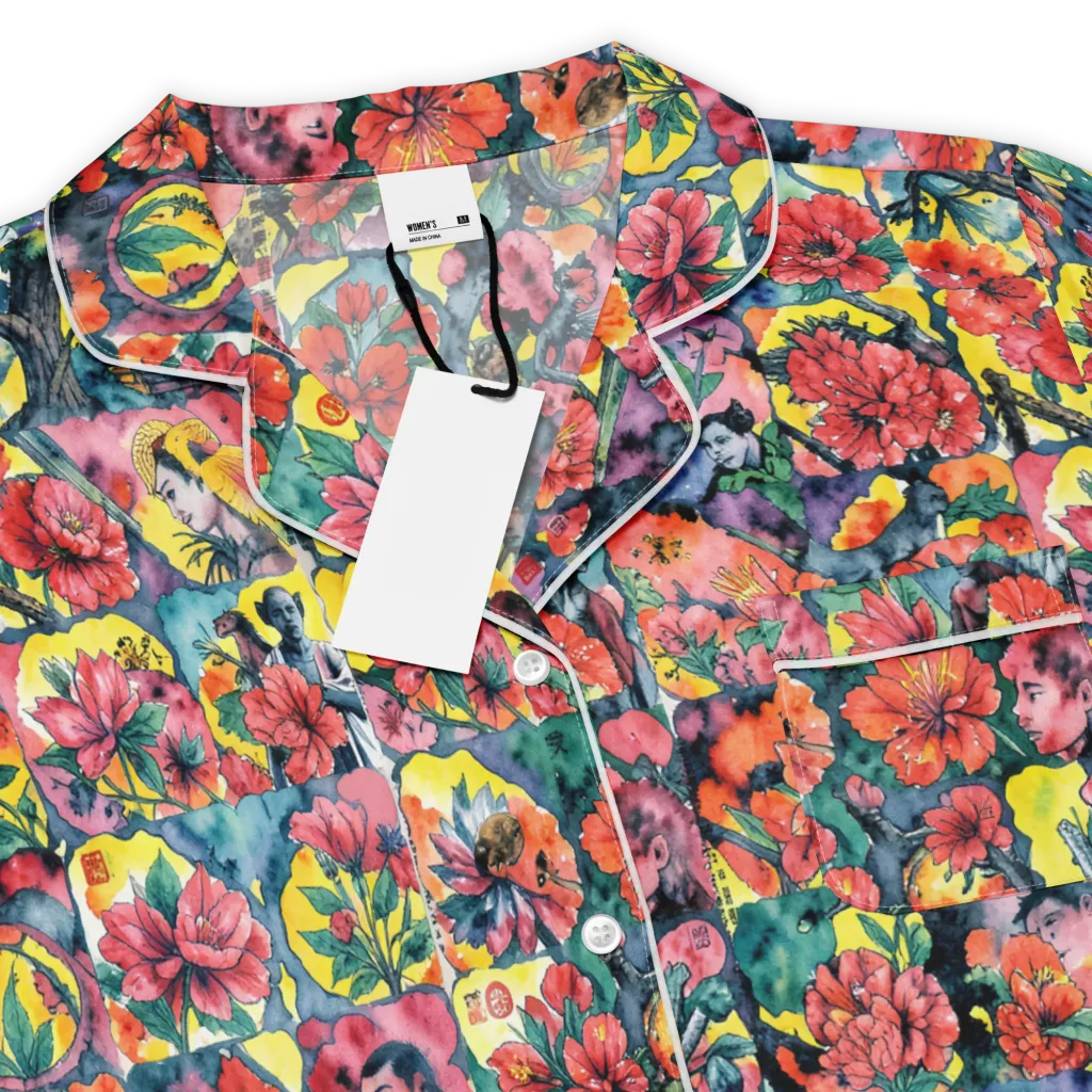 Crimson Garden Myth on Women's Short Sleeve Pajama Top — Product details