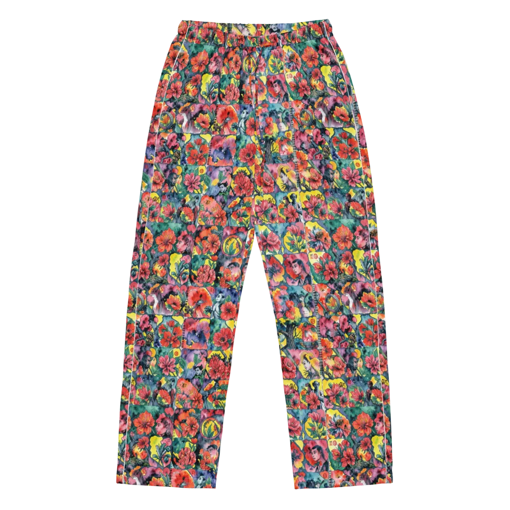 Crimson Garden Myth on Women's Pajama Pants — Front