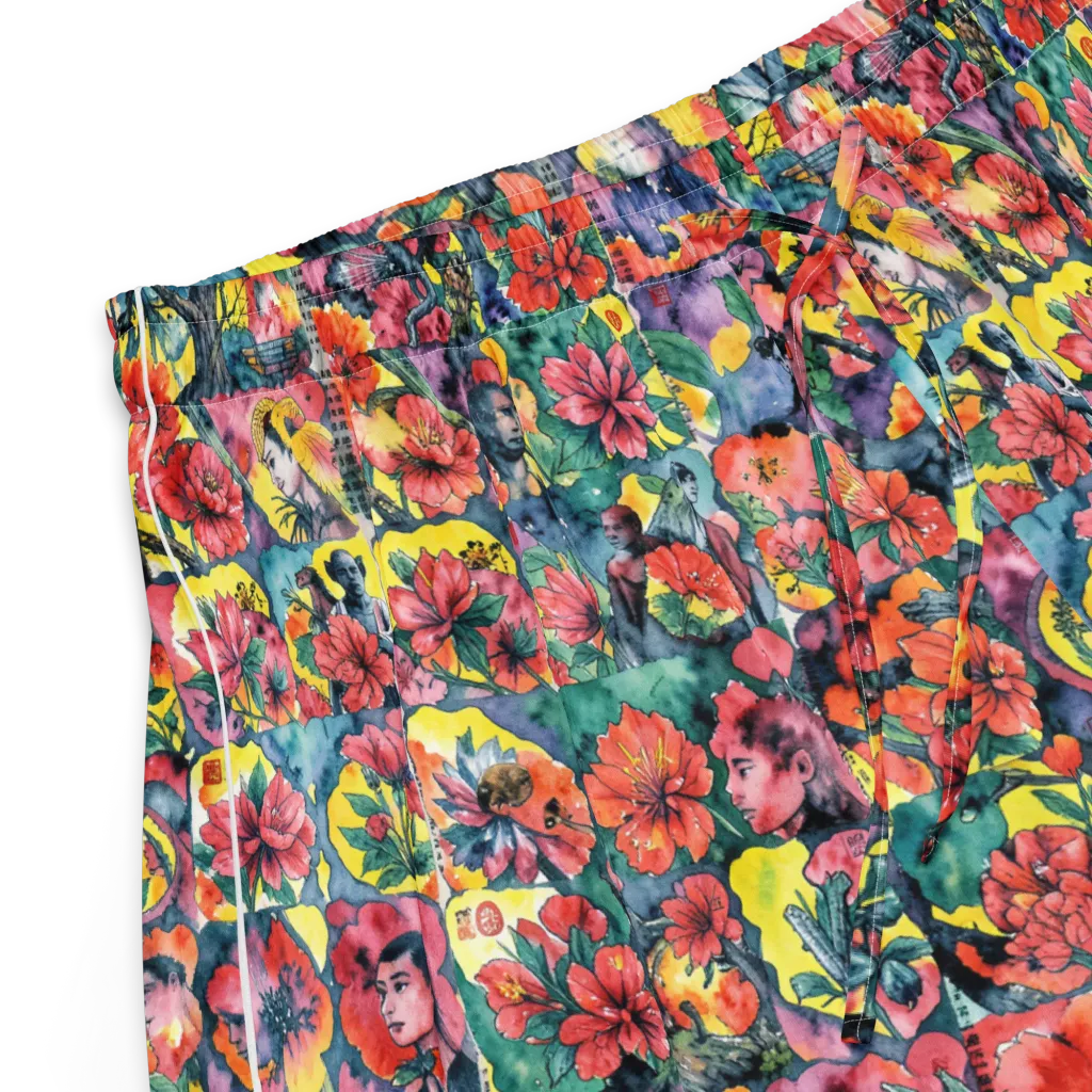 Crimson Garden Myth on Women's Pajama Shorts — Product details