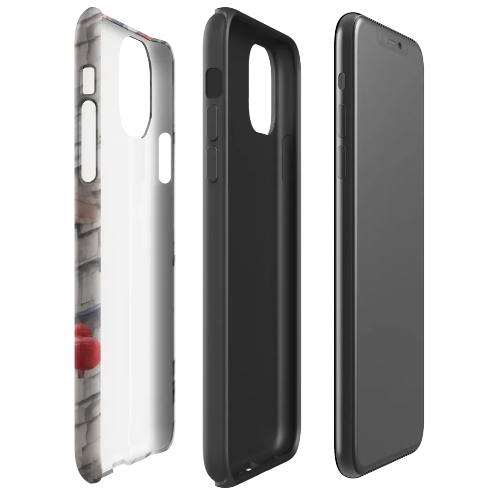 Crimson Lantern Alley on Tough Case for iPhone® — Right