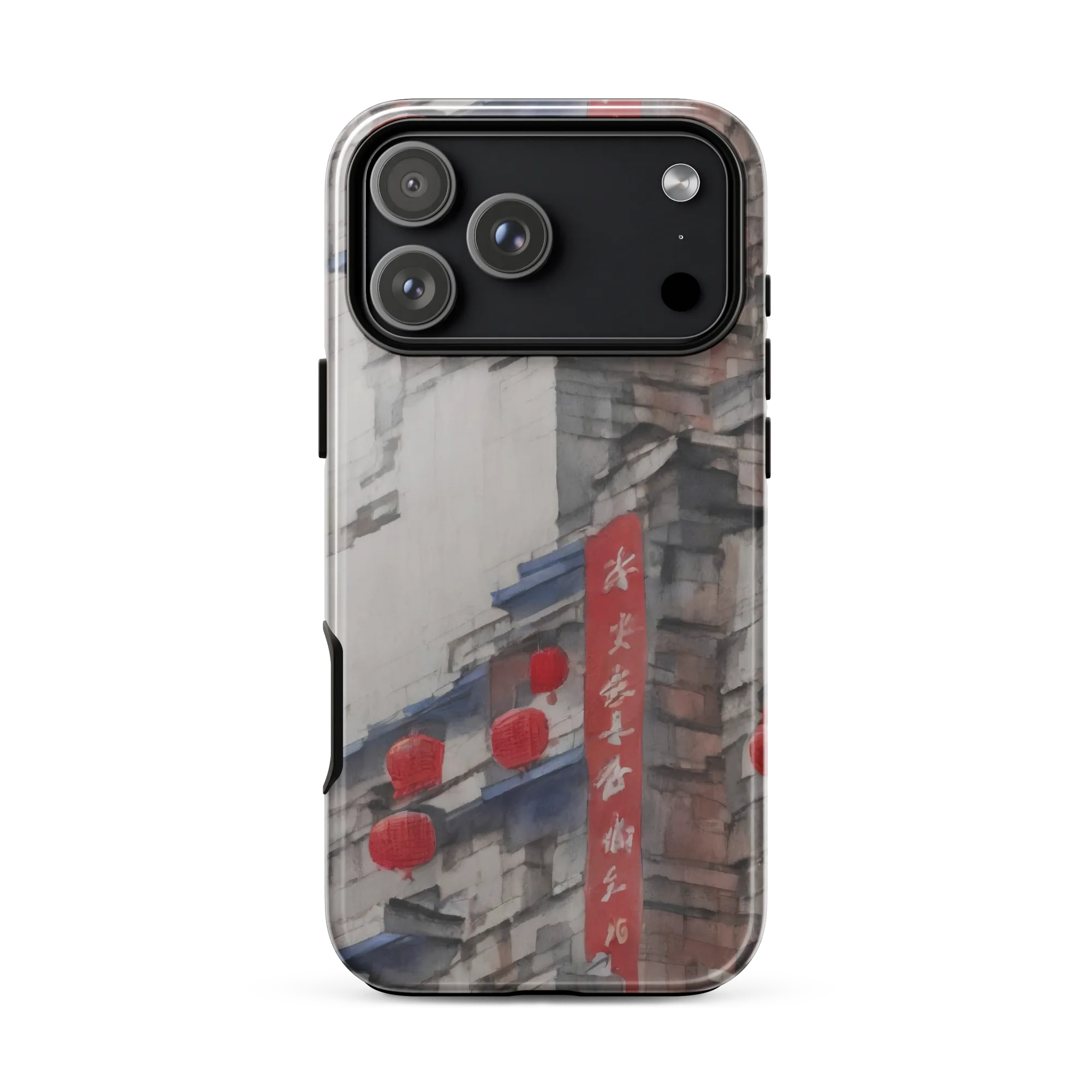 Crimson Lantern Alley on Tough Case for iPhone® — Front