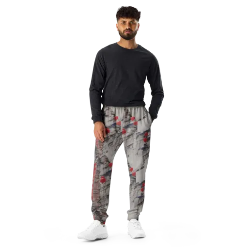 Crimson Lantern Alley on a Men's Joggers