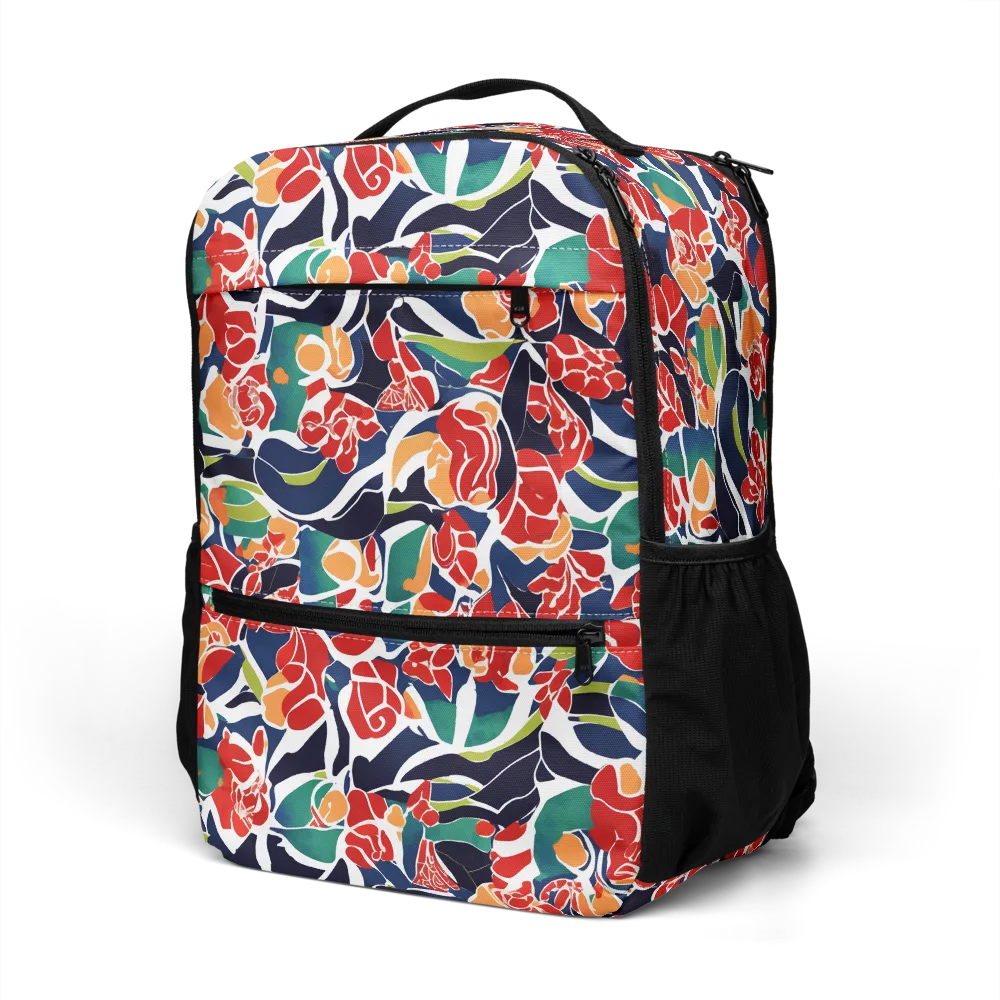 Midnight Garden on Utility Backpack — Left Front