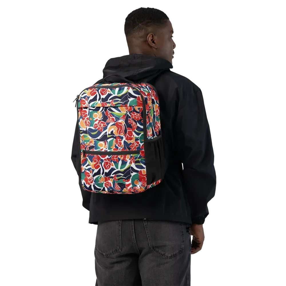 Midnight Garden on Utility Backpack — Back