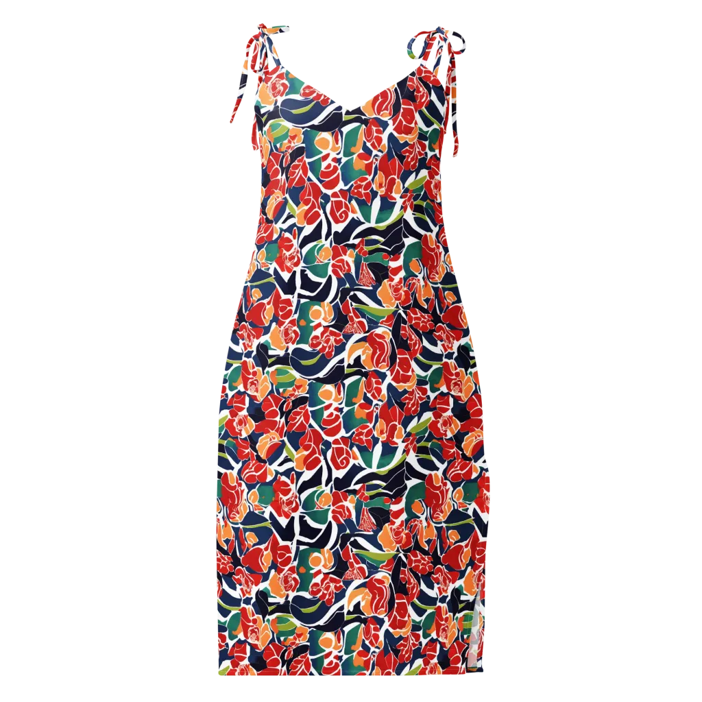 Midnight Garden on Slip Dress — Front