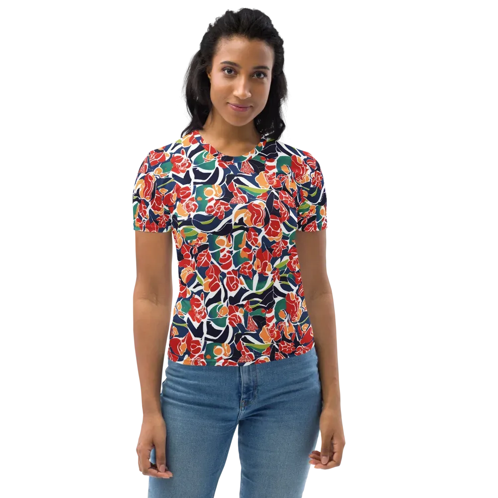 Midnight Garden on Women's Crew Neck T-Shirt — Front