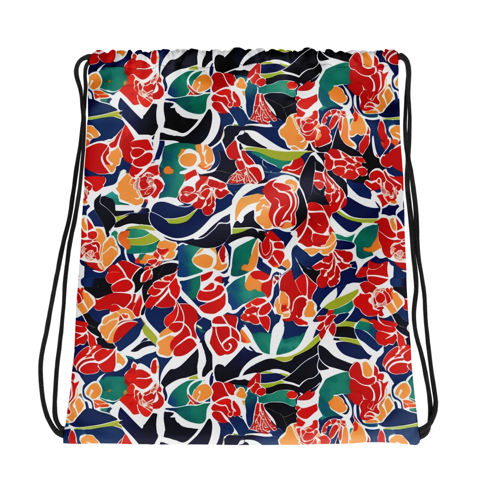 Midnight Garden on Drawstring Bag — Photo